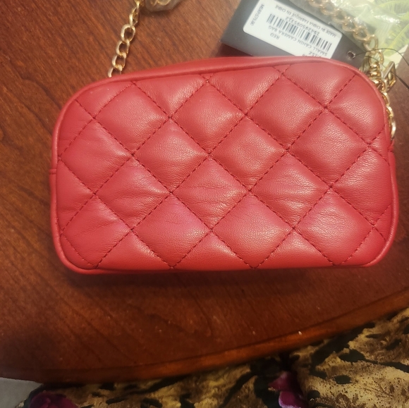 Badgley Mischka Studio Quilted Crossbody Bag Nwt - Picture 4 of 8